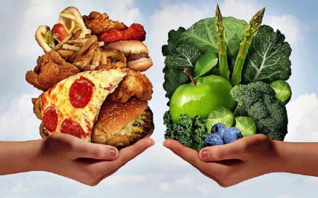 Healthy Food Vs Junk Food for Children