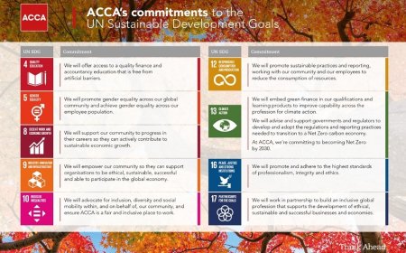 ACCA publishes its commitments to delivering the UN Sustainable Development Goals