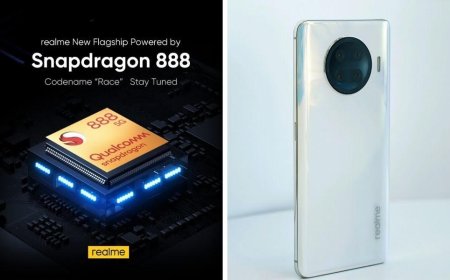 REALME Å“RACEÂ COMING UP WITH POWERFUL AND FAST SPEED QUALCOMM SNAPDRAGON 888 FLAGSHIP MOBILE PLATFORM
