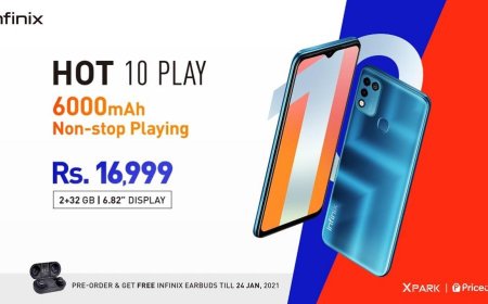 Infinix Hot 10 Play with Gigantic 6000mAh battery is up for Pre-Orders