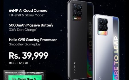 The Powerful Gaming phone, realme 8 is here with MediaTek Helio G95 Chipset and the First-ever Gaming Pro Kit
