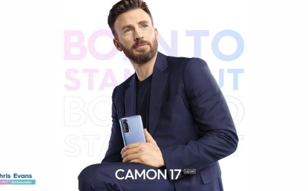 TECNO reveals superhero Chris Evans as brand ambassador for the new Camon 17 series