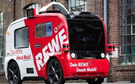 The first autonomous supermarket in Europe is a vending machine with wheels that is already circulating in Germany