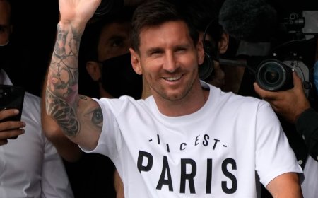 Messi contract with Paris Saint-Germain football club