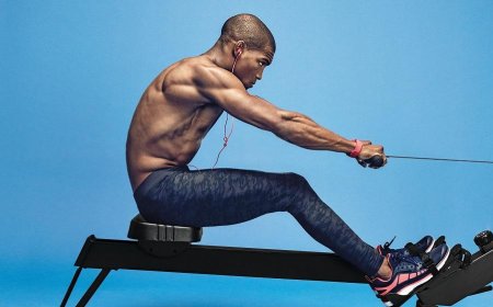 12 exercises to be performed on a rowing ergometer