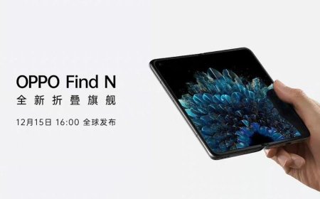 OPPO Find N - swept and bowed modestly