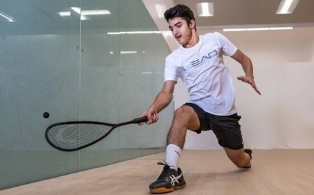 Huzaifa Ibrahim of Pakistan won the Junior Squash Championship in USA