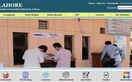 How can i check my Lahore board 10th class result online
