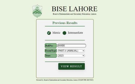 How can I check my result of 10th class 2023 Lahore Board by roll number?