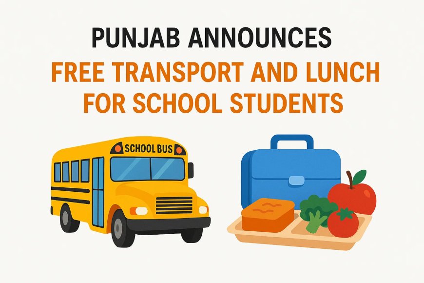 Punjab Announces Free Transport and Lunch for School Students
